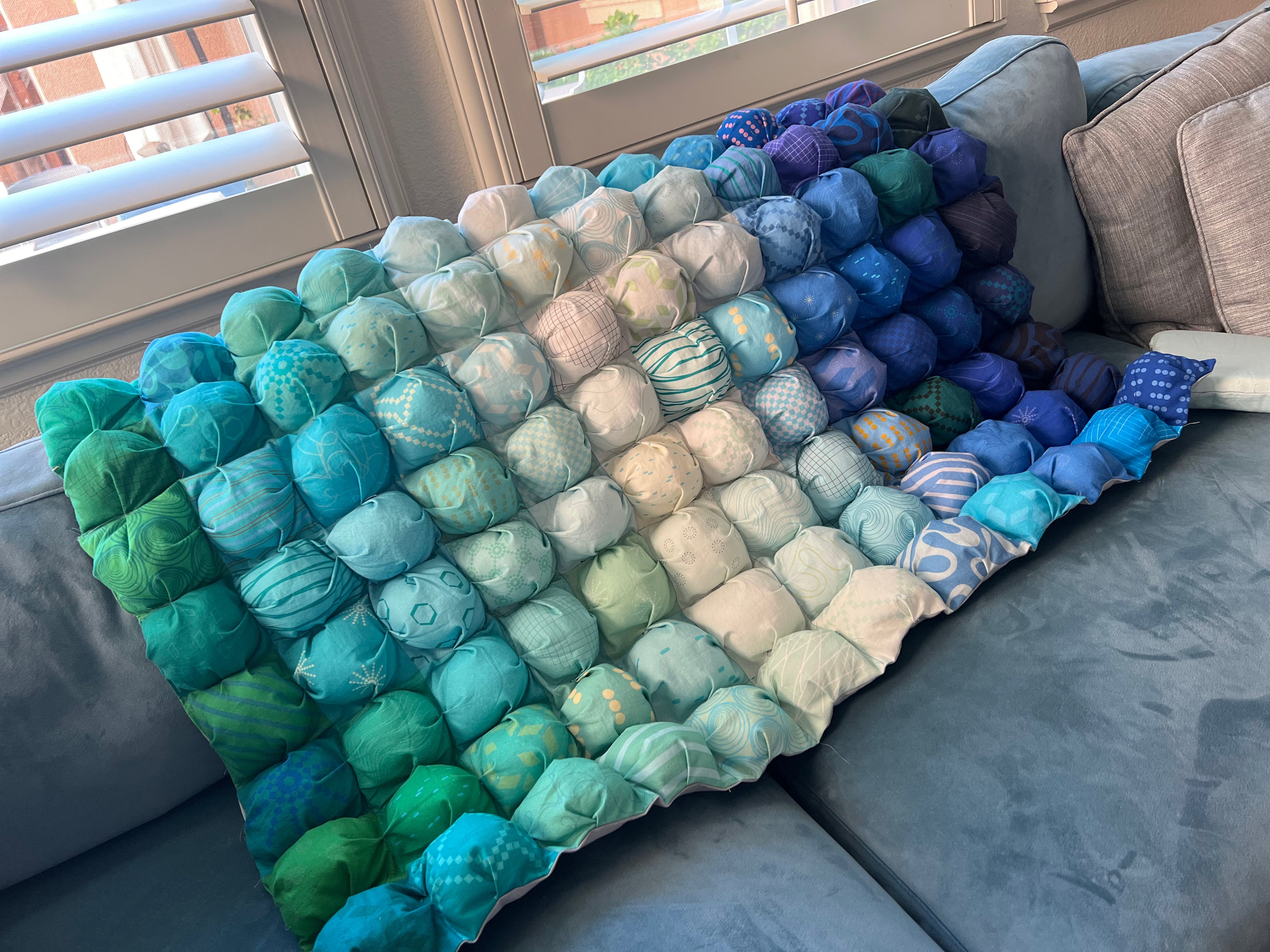 Cool Ombre squares panel