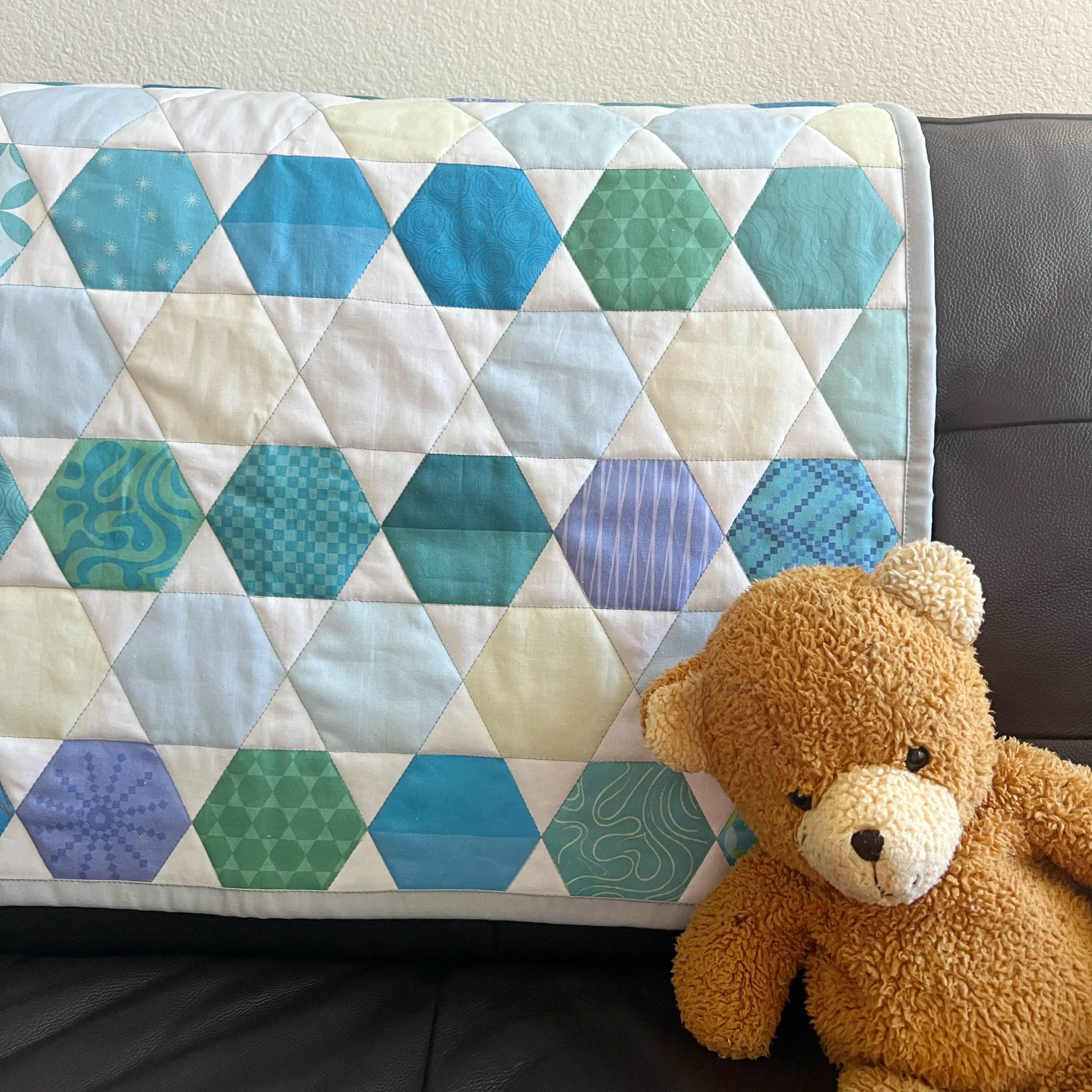 Hexagon Quilt panel  Pre-Order