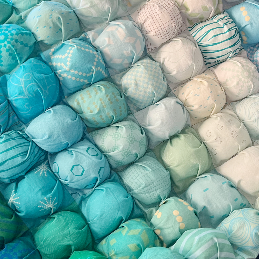 Cool Ombre squares panel