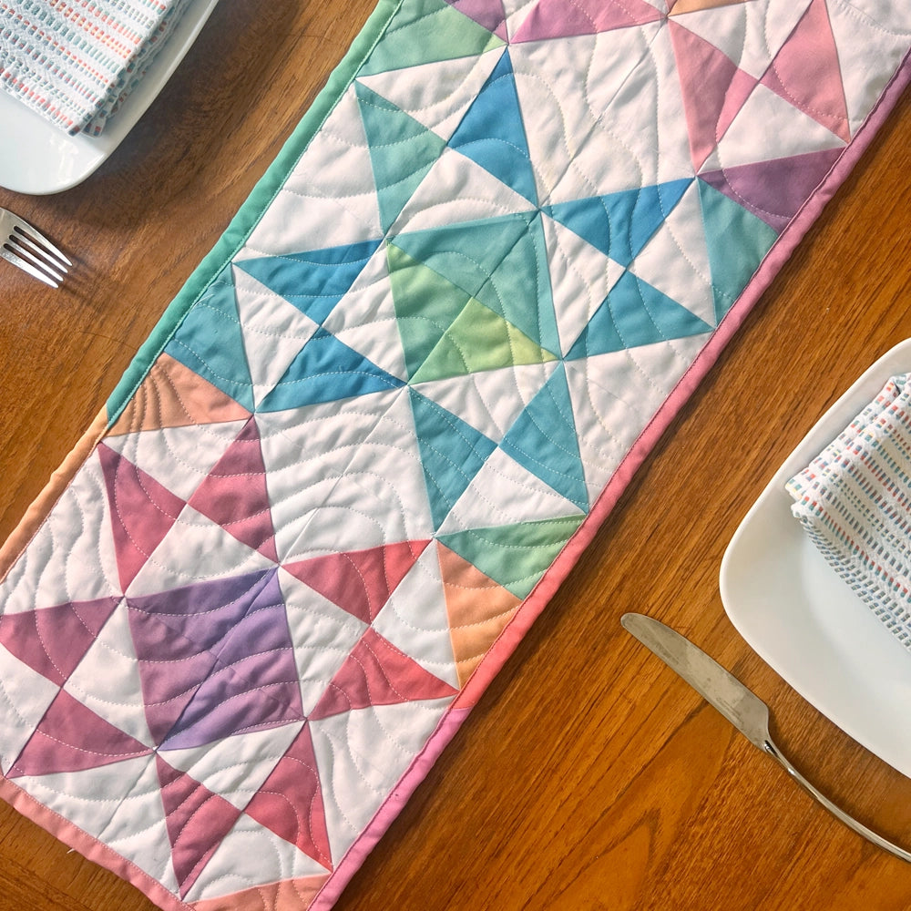 Sherbet Sparkle No Math Quilt Kit